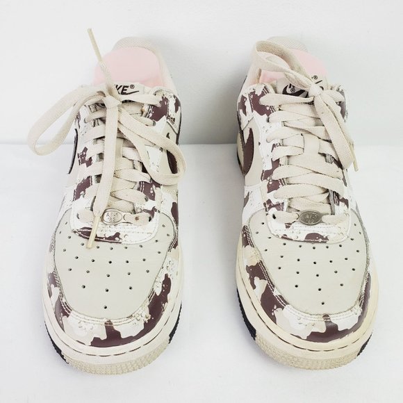 Nike Air Force 1 Low Premium Camo Sneakers Sz 6Y - Picture 4 of 12